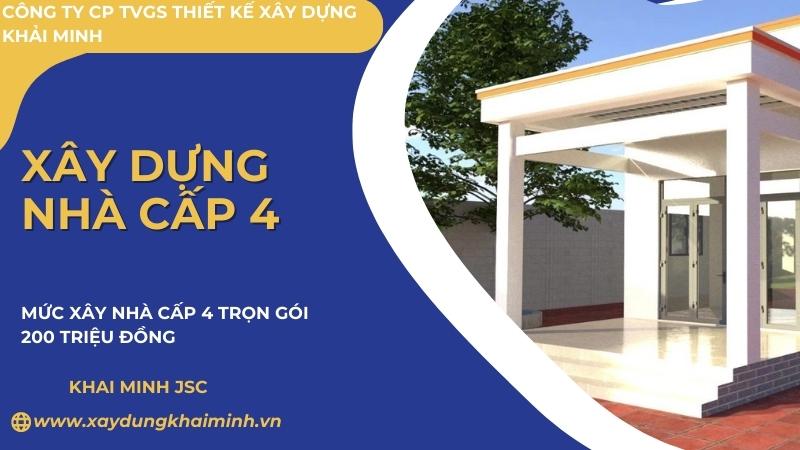 xây nhà cấp 4 bao nhiêu tiền 1m2