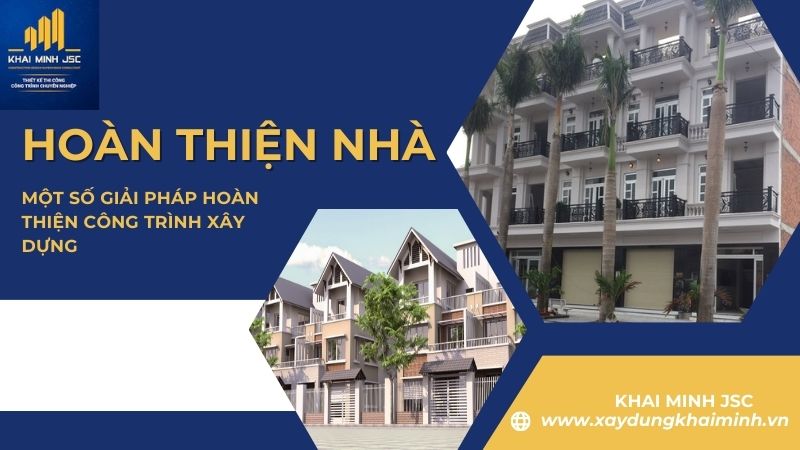 hoàn thiện nhà phố