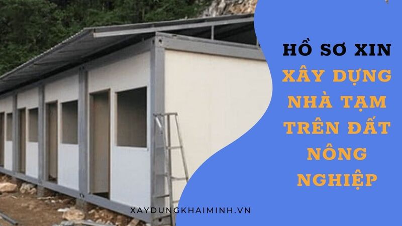 dựng lều tạm trên đất nông nghiệp