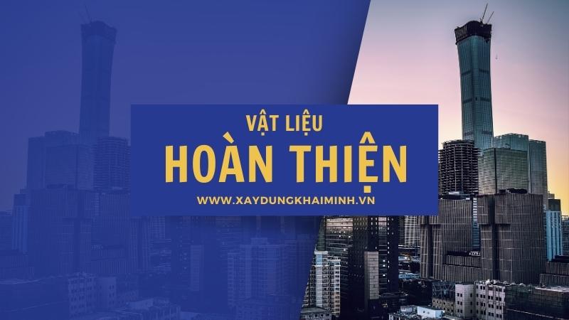 vật liệu thô khi xây dựng nhà ở