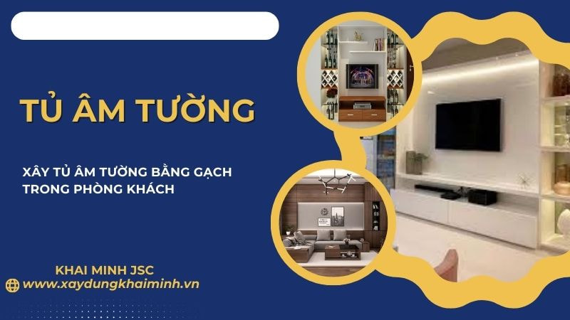 cách làm tủ âm tường