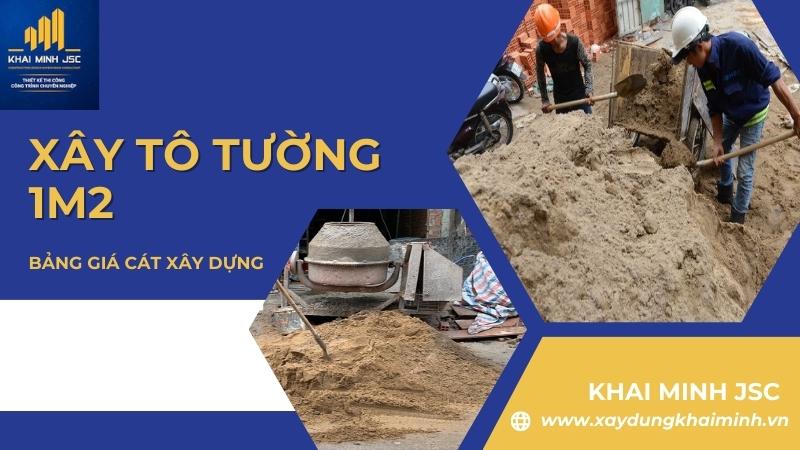 xây tường 10 bao nhiêu tiền một mét