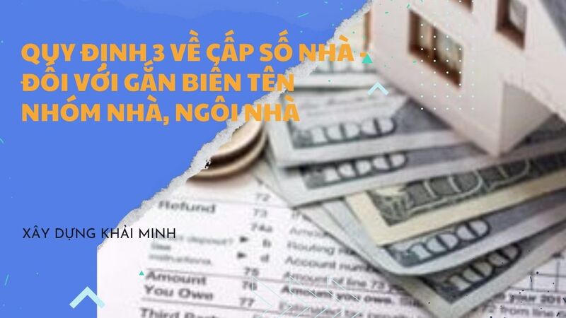 quy định về cấp số nhà