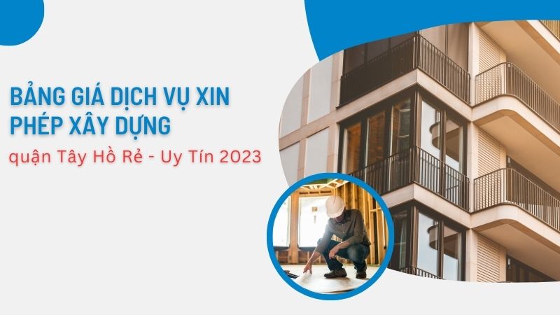 Xin phép xây dựng quận tây hồ