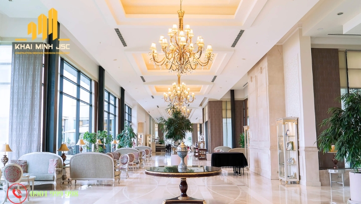 Phong cách thiết kế khách sạn 5 sao Neo-Classical tinh tế, đẳng cấp