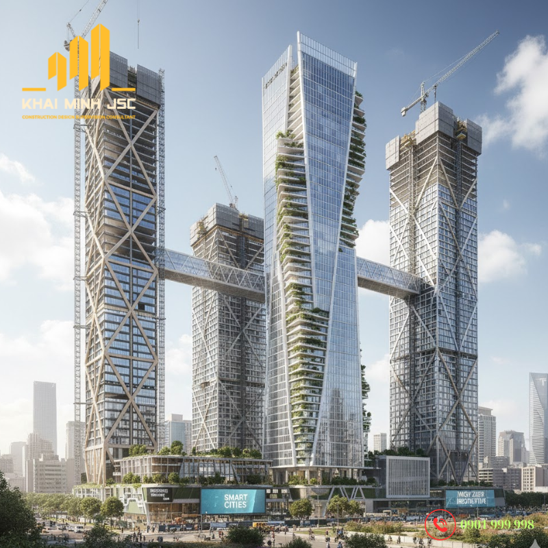 Xu hướng xây dựng cao tầng nổi bật năm 2026