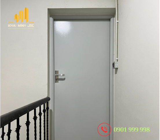 Lắp đặt cửa thép chống cháy tại chung cư