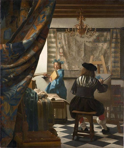 Giải nghĩa bức tranh The Art of Painting của danh họa Jan Vermeer Giải nghĩa bức tranh The Art of Painting của danh họa Jan Vermeer
