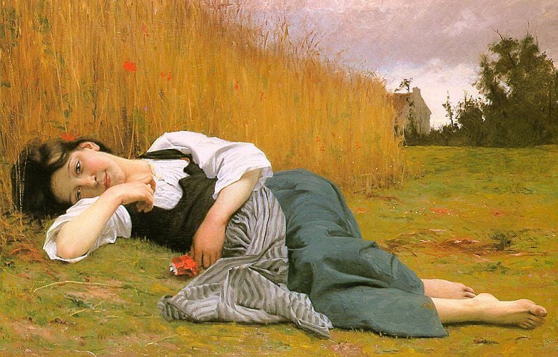 Rest in Harvest - WILLIAM BOUGUEREAU (1825-1905) Rest in Harvest - WILLIAM BOUGUEREAU (1825-1905)