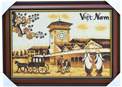 Tranh gạo - Dòng tranh mang đậm ý nghĩa dân tộc Việt Nam Tranh gạo - Dòng tranh mang đậm ý nghĩa dân tộc Việt Nam