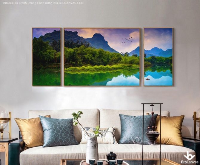 Tranh Phong Cảnh Rừng Núi