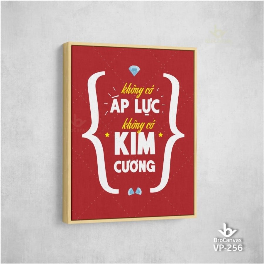 Tranh không có áp lực không có kim cương