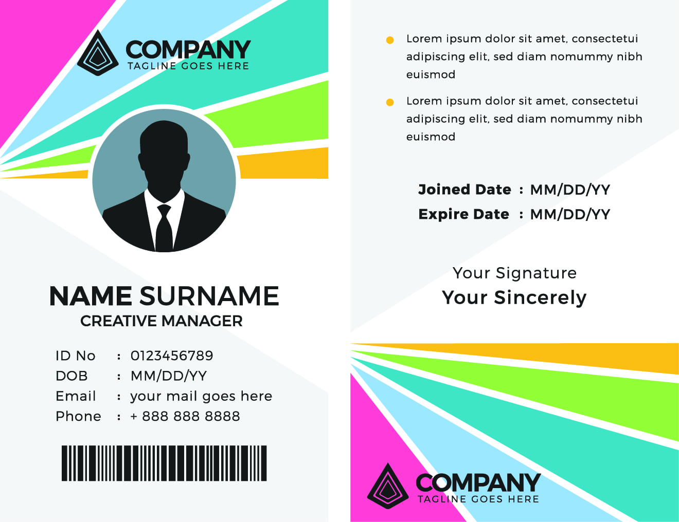 id card design 2024