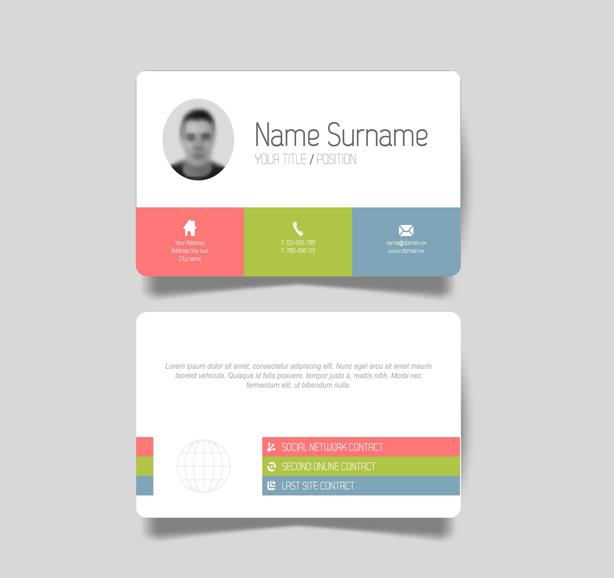 business cards template