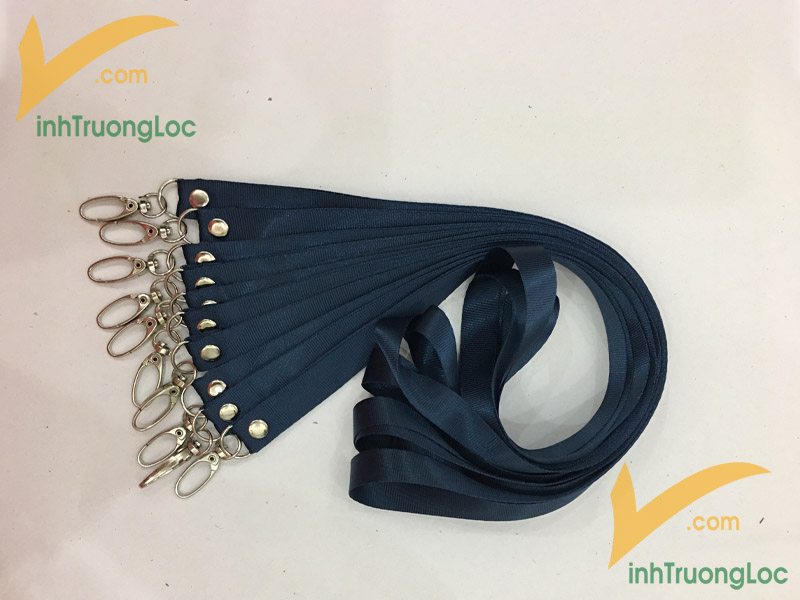 Dây đeo không in 15mm xanh dương đậm