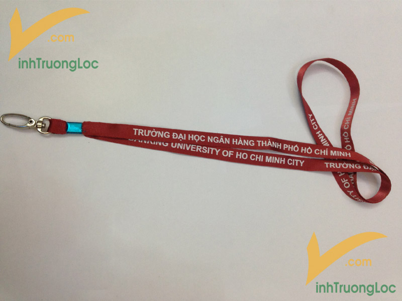 Dây đeo lụa rộng 10mm màu cam đậm mẫu 9