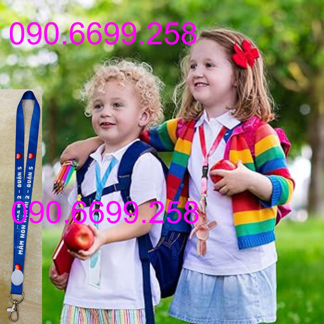 dây đeo thẻ học sinh mầm non