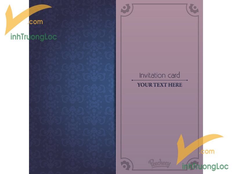 Mẫu thẻ thư mời dành cho các sự kiện