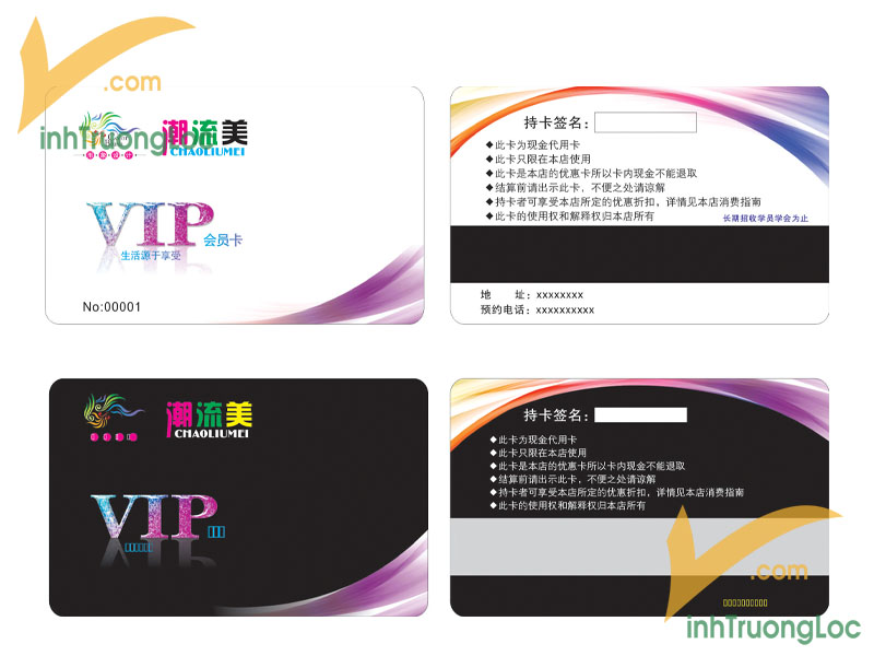  Thẻ dành cho khách hàng VIP thân thiết cao cấp