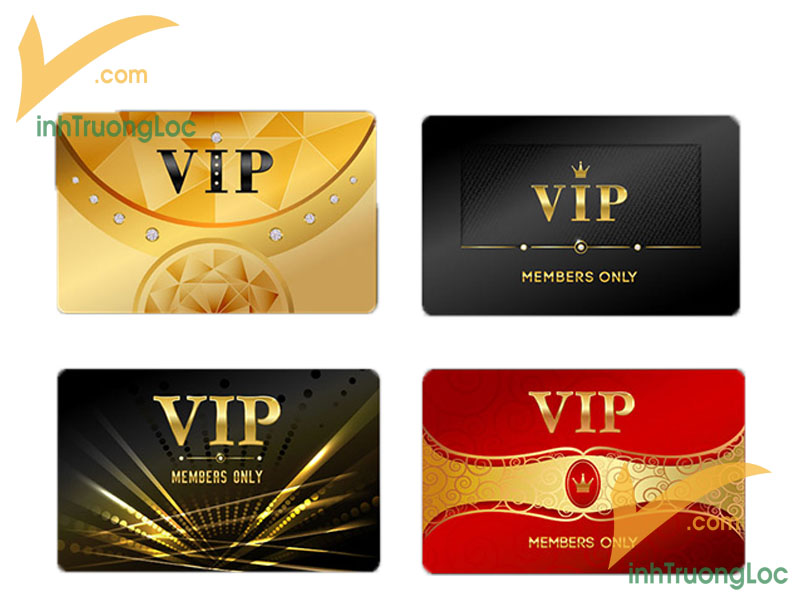 Mẫu thẻ VIP sang trọng dành riêng cho hội viên cao cấp