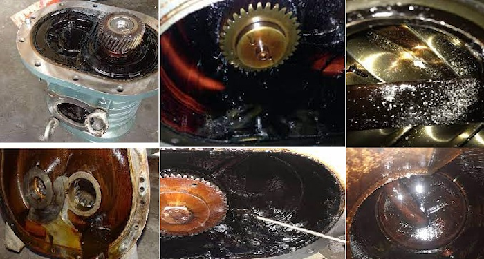 Tình trạng máy nén khí bị keo dầu vô cùng nguy hiểm