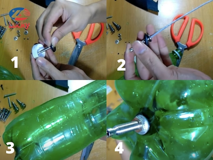 Tự chế máy nén khí bằng chai nhựa rỗng