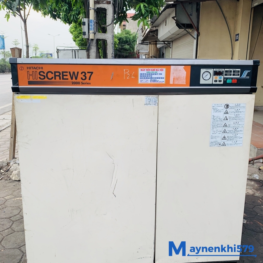 Máy nén khí trục vít Hitachi Hiscrew Seri 37kw