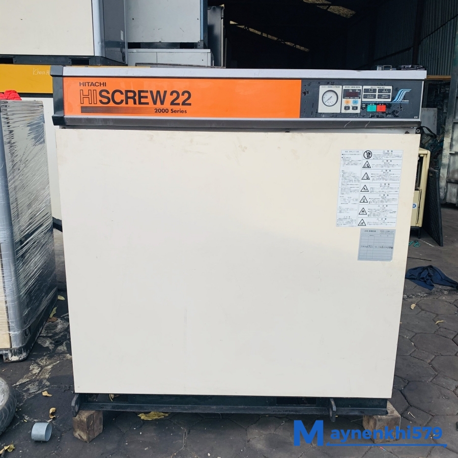 Máy nén khí trục vít Hitachi 22kw