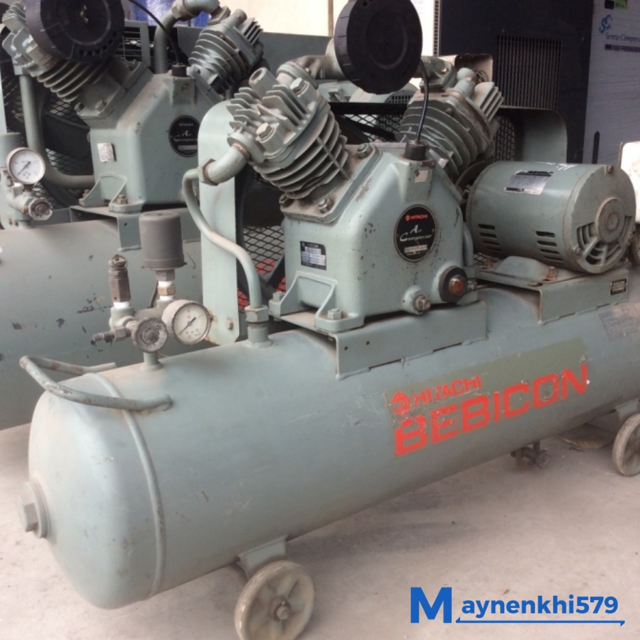 Máy nén khí Piston Hitachi Bebicon 5,5 kw