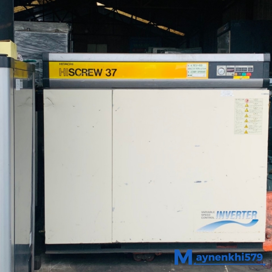 Máy nén khí không dầu Hitachi 37kw cũ