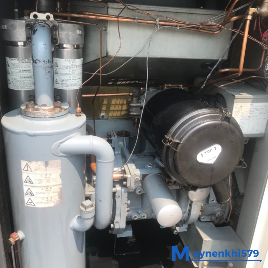 Máy nén khí trục vít Hitachi 100HP