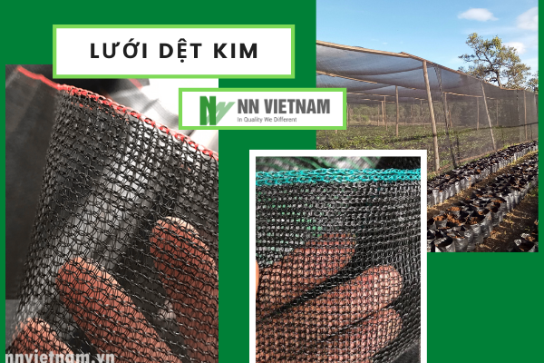 lưới dệt kim che nắng vườn ươm