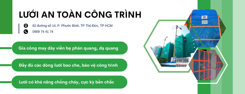 Lưới an toàn công trình pvc