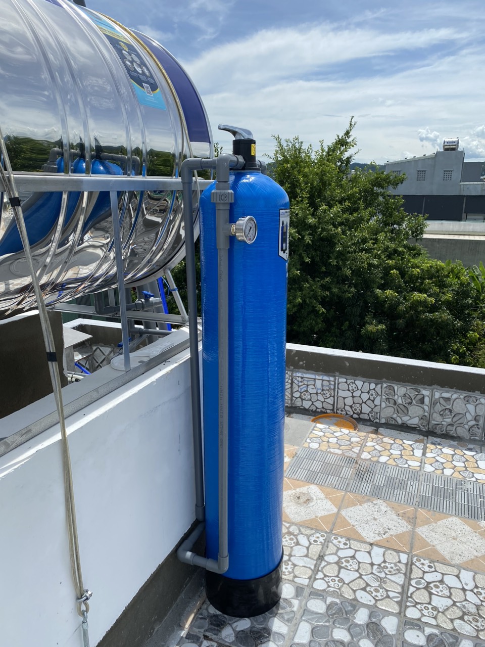 hệ thống lọc nước sinh hoạt 1 cột