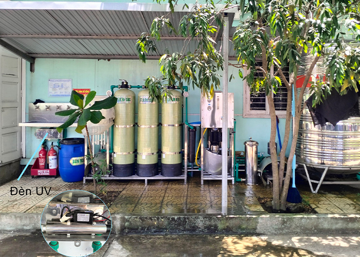 hệ thống lọc nước có đèn UV