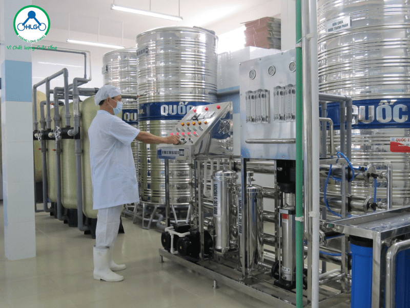 nước uống đóng chai green