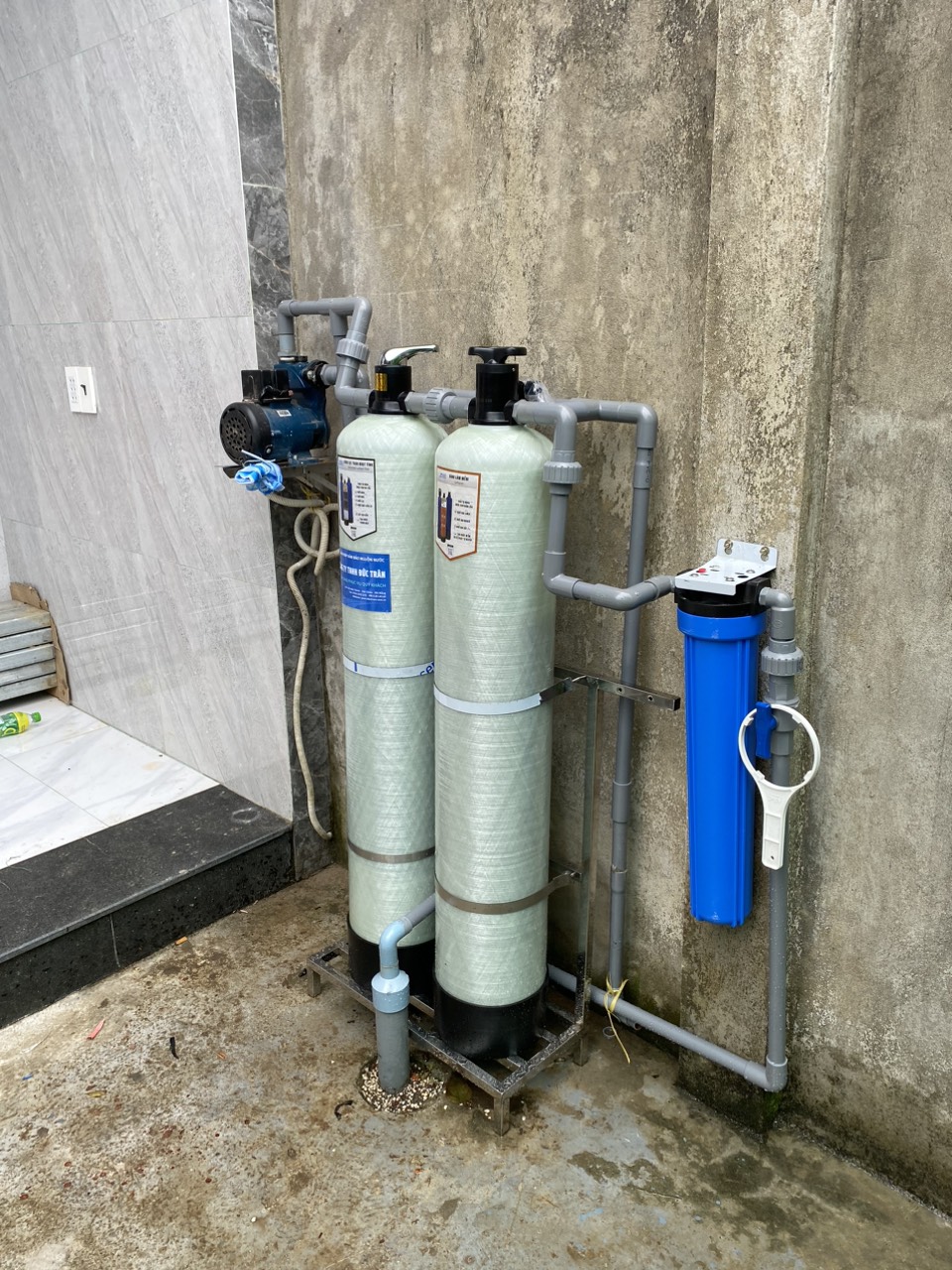 hệ thống lọc nước 2 cột