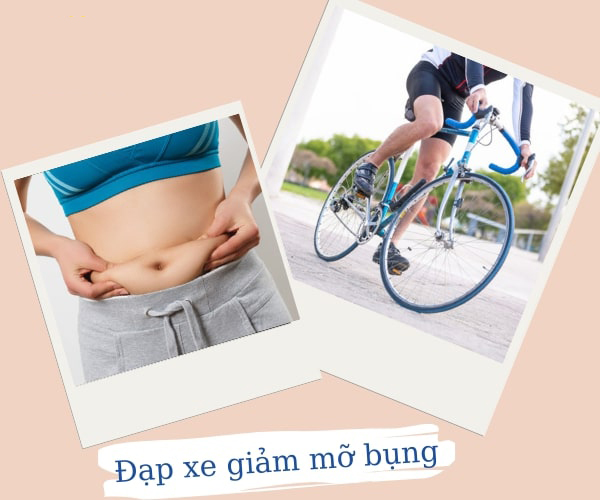 Cách đạp xe đạp giảm mỡ bụng