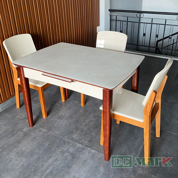 Bộ Bàn Ăn Thông Minh Xếp Gọn Có Bếp Từ DeNK870