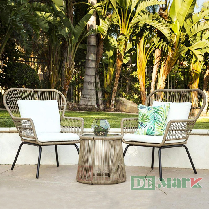 Bộ bàn ghế giả mây