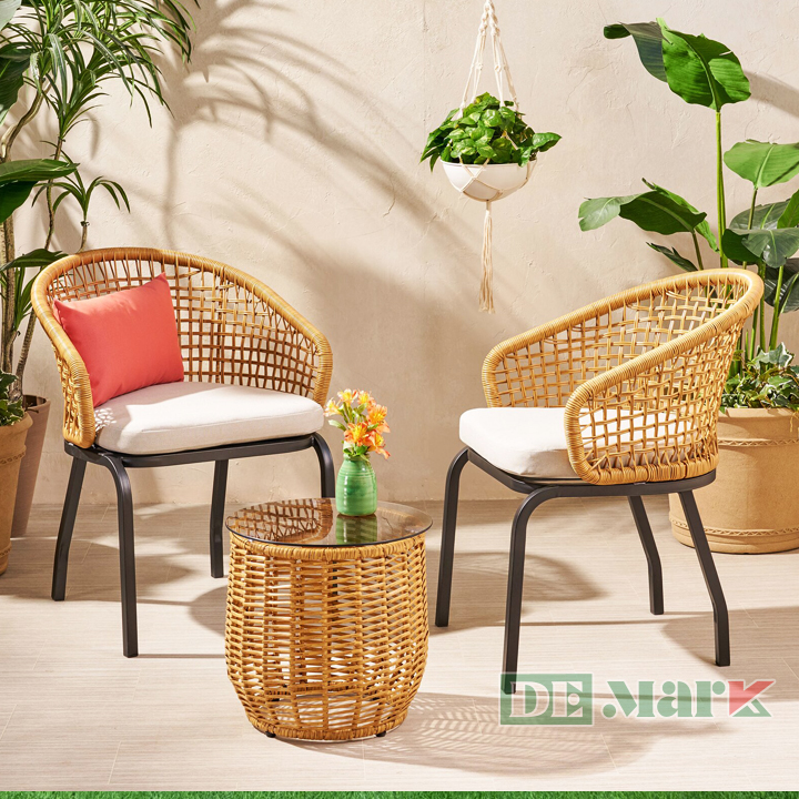 Bộ bàn ghế giả mây