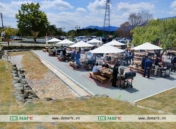 DeMark Furniture xuất khẩu Bàn Ghế Giả Mây,Bàn ghế Gỗ, Dù Che Nắng Đi Nhật