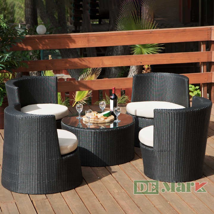 Bàn ghế giả mây