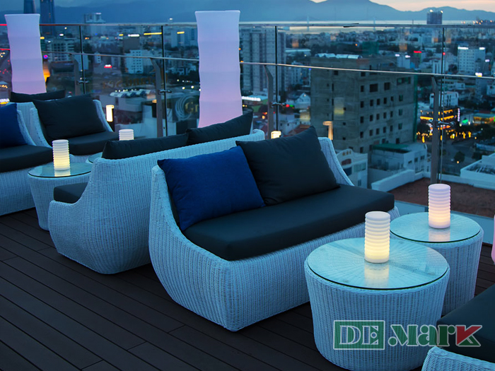 Sofa Nhựa Giả Mây