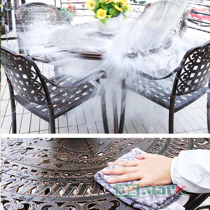 Bàn ghế nhôm đúc