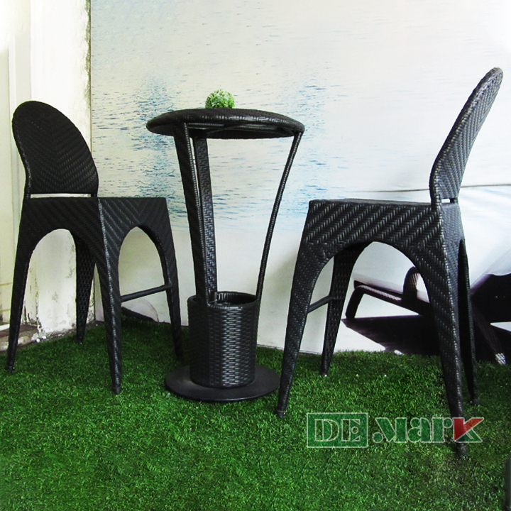 Bộ Ghế Quầy Bar Giả Mây MT853