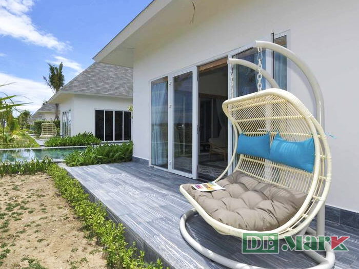 Ghế Xích Đu Nhựa Giả Mây