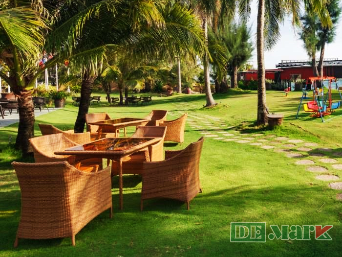 bàn ghế nhựa giả mây cao cấp