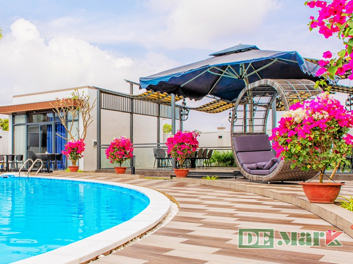 BÀN GHẾ HỒ BƠI NHỰA GIẢ MÂY CÓ MÁI VÒM MT4A70