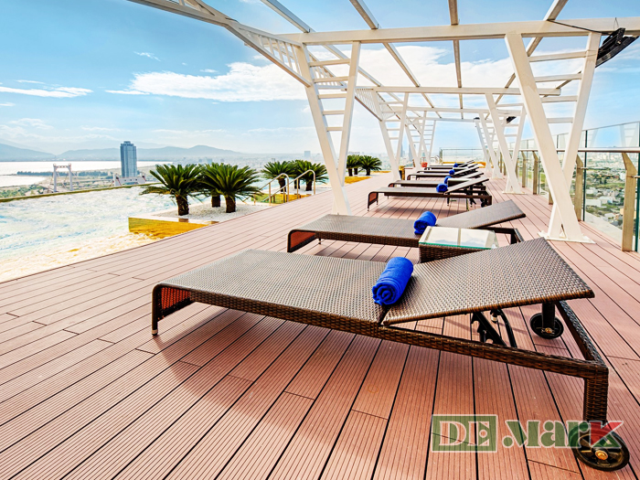 Ghế Hồ Bơi Nhựa Giả Mây